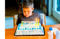 Carter's 8th Birthday Card