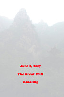 June 2 - The Great Wall, Ming Tombs
