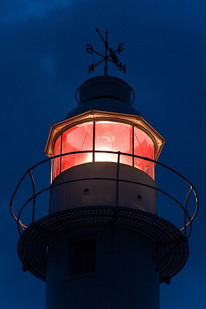 Lobster Head Lighthouse at Night